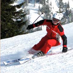 Christiane Hoffschildt, Yoga und Ski Yogareise Kleinwalsertal 